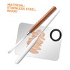 WOONEKY Makeup Palette Stick Foundation Cosmetic Spatula Tool Long Metal