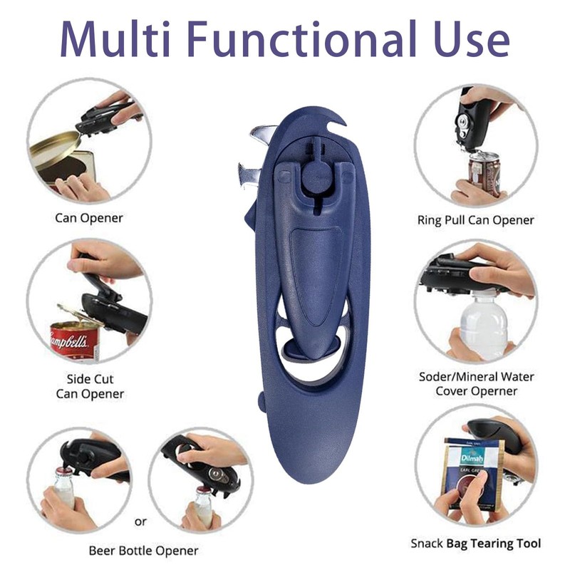Can Opener 8-in-1 .Multi-functional manual Bottle Opener; hand-cranked Can Opener.Heavy