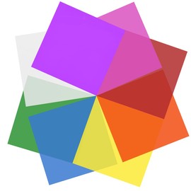 CRASPIRE 120Pcs Colorful Plastic Paper Wrap Sheets 7.5 x 7.5 Inch Transparency Colored Candy Small Gifts Wrapping Baskets Cello Sheet for DIY Arts Crafts Christmas Party Package Decoration