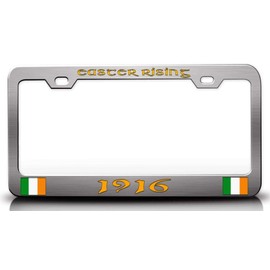 Custom Brother - Easter Rising 1916 Ireland Irish Metal Car SUV Truck License Plate Frame Ch w88