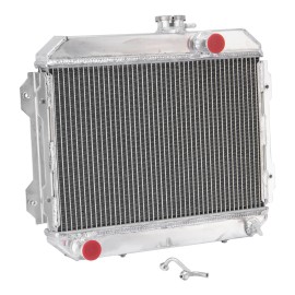 GTGMOTO 3 ROW Aluminum Radiator for Toyota Corolla KE30 KE35 KE38 KE55 KE70 1974-1985 MT;Radiator Processing: Aluminum Brazed