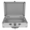 OSALADI Aluminum Alloy Briefcase for Makeup Tools Storage Strong Hard
