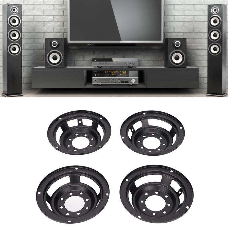 4pcs 4 Inch Speaker Basin Stand Subwoofer Iron Frame Basket