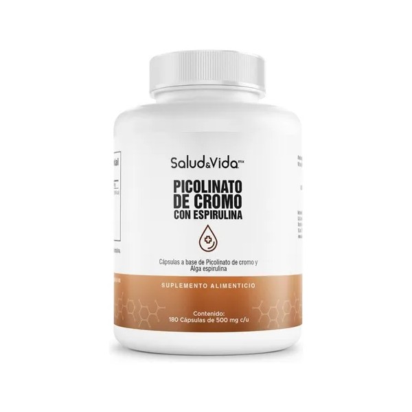 Picolinato De Cromo 1000mcg (125 Mcg Cromo Elemental) por cápsula
