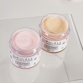 Dip Powder Nail Kit (Natural Color Starter), Acrylic Powder and Gel Resin Kit For Dip, Starter System by DipWell (Comes With Bond, Base, Activator, Sealer, Brush Softener + 3 Powder Jars)