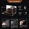 3MM Clear Acrylic Display Case, Cowboy Hat Showcase, Panama &