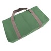 Canvas Wide Mouth Tool Storage Bag with Adjustable Shoulder Strap