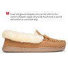 Minnetonka Womens Alpine Sheepskin Moc, Golden Tan, Size 11 Wide