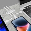 SOULWIT Cable Holder Clips, 3-Pack Cable Management Cord Organizer Clips