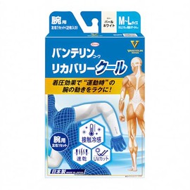 バンテリンｺｰﾜリカバリー クール 腕用 M～Lサイズ パールホワイト
