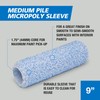 Harris Trade Medium Pile Micropoly Roller Sleeve 9"