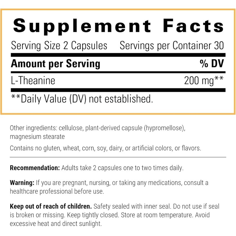 Integrative Therapeutics Integrative Therapeutics-Cortisol Manager-30 Tablets and L-Theanine-60 Capsules