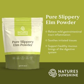 Nature's Sunshine Slippery Elm Bark Powder 200 g, 200 grams