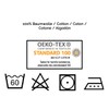 ZOLLNER Set of 5 Tea Towels, 50 x 70 cm,