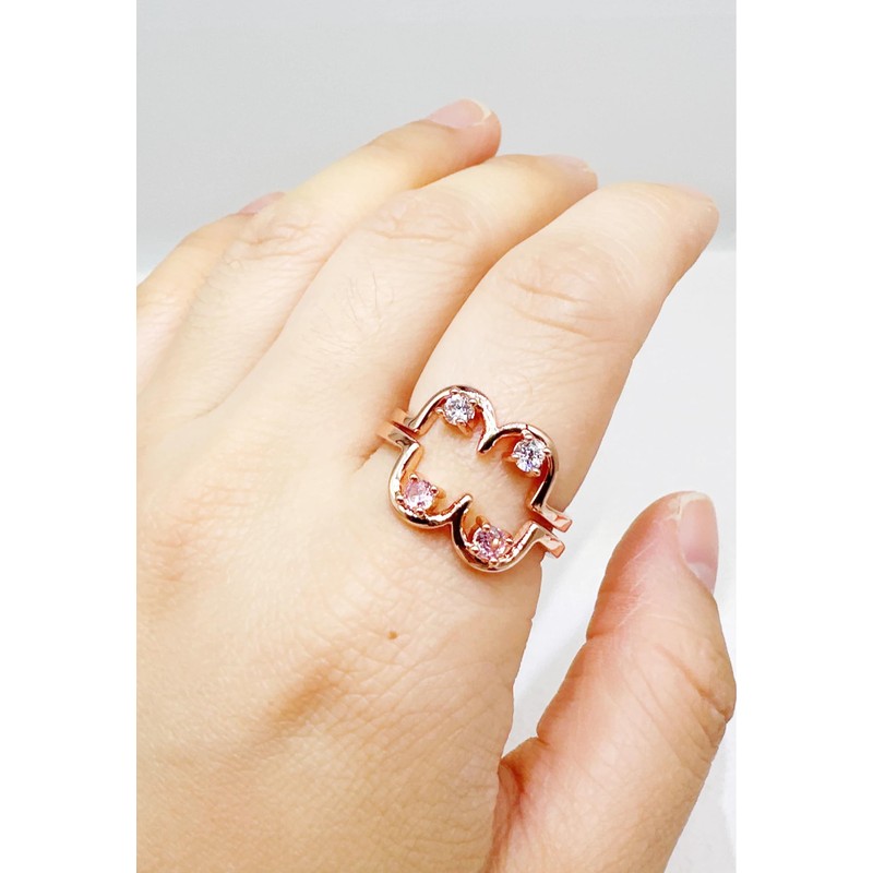 Birthstone CZ Breast Mother's Day Unique Band Rings for Women