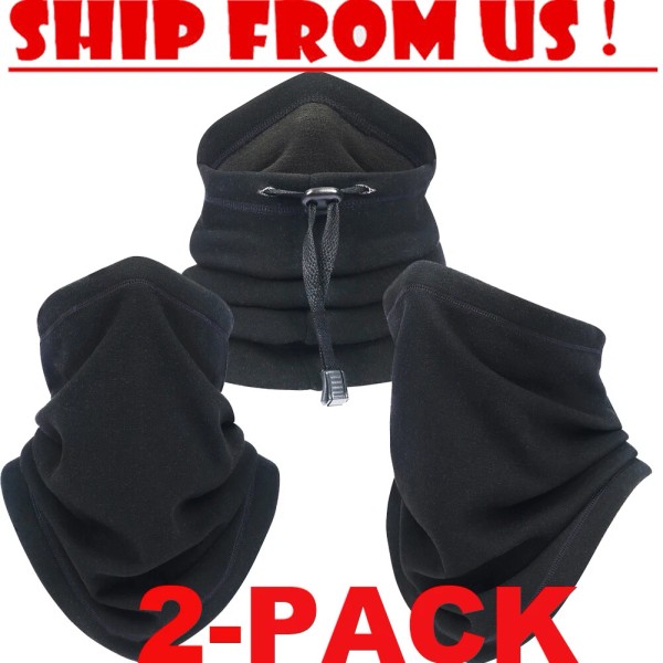 Unbranded Adjustable Winter Face Mask Scarf Balaclava Neck Gaiter Warmer