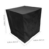 Sosoport 1Pc Air Conditioner Cover Outdoor Ac Units Protector Black
