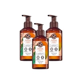 YVES ROCHER - Kit Jabón para Manos Aroma Mango, Sin Sulfatos, para Todo Tipo de Piel, Fórmula Vegana, Incluye 3 piezas, 190 ml c/u