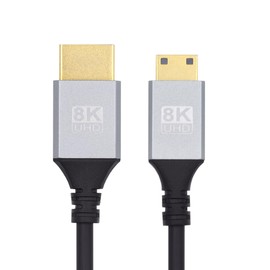xiwai Ultra Thin Mini HDMI 2.1 HDTV Cable 1.0m Hyper Slim HDMI Cable 2.0 8K 4K Type A to Type-C for Camera HDTV