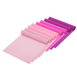 PATIKIL 8.2ft Crepe Paper Roll, 8 Roll 10" Width Soft Paper Streamer Sheet for Craft Flower Making Wrapping Party Birthday Wedding Decoration Ornament, Multicolored 4