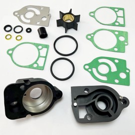 Tcess 46-77177A3 Replacement for Mercury Water Pump Repair Kit with Housing, Compatible with Mercury and Mariner 2-Cycle 30-70 Hp Outboards 77177A3 Sierra 18-3324