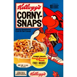 Kellogg's Corny Snaps Cereal High Quality Metal Magnet 2.7x4 inches 8915
