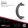Safetech Hardware SHDL-150 Polymer Pull Gate Handle | Side Fixing