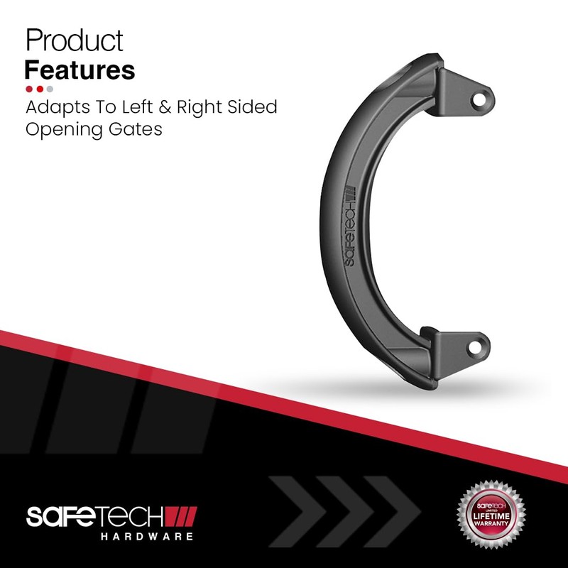 Safetech Hardware SHDL-150 Polymer Pull Gate Handle | Side Fixing