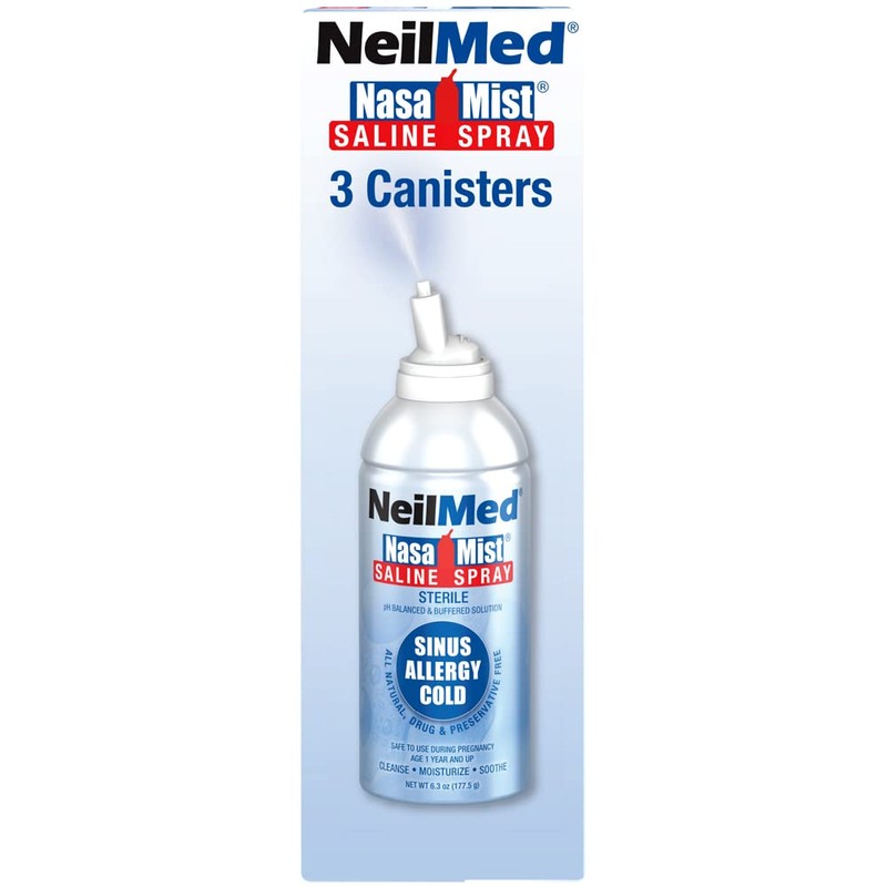 NeilMed NasaMist Isotonic Saline Spray. Soothe, Moisturize and Cleanse Using