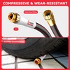 YASQA Heavy Duty Garden Hose 100 ft 5/8 Inch, Contractor's