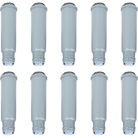 Nispira F088 Water Filter Cartridge Replacement For KRUPS Claris Coffee Maker Precise Tamp Espresso Machines Automatic Machines XP5220, XP5240, XP5280, XP5620, EA82, EA9000. 10 Packs
