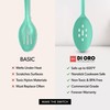 DI ORO Silicone Spoons for Cooking - Large Kitchen Spoons