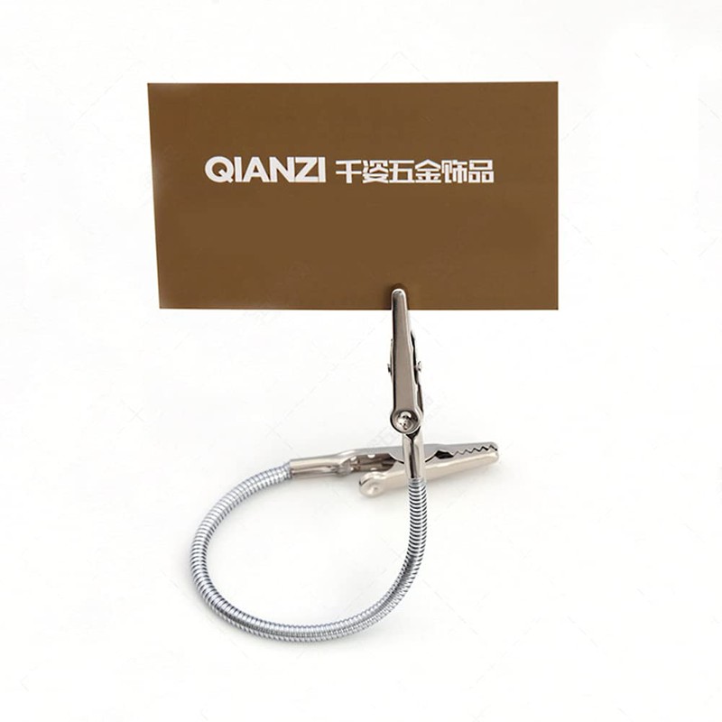 Double Sided Clips, glrovazas 8 Pcs Photo Holders for Tables