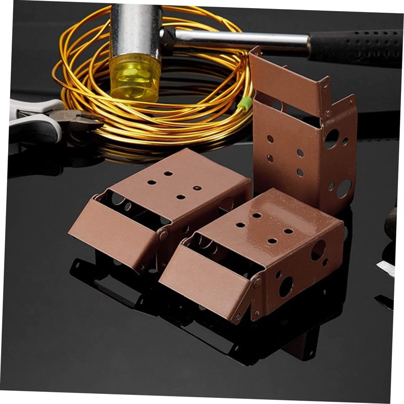 MAGICLULU 4Pcs Curtain Track Mounting Brackets Side Mounting Accessories for