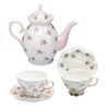 Gracie China by Coastline Imports Petite Rose Luster Pink Tea