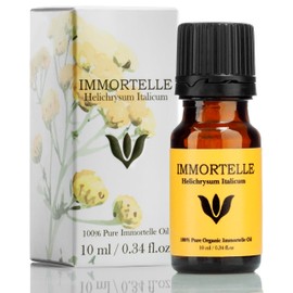 SANICULA Helichrysum Ätherischen Öl - 100% Immortelle Naturreines Ätherisches Öl, 10ml Bio Immortelle Ätherisches Öl | Natürliches, Dampfdestilliertes Ätherische Öle für Hautverjüngung