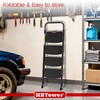 HBTower 4 Step Ladder, Step Stool Foldable with Wide Anti-Slip