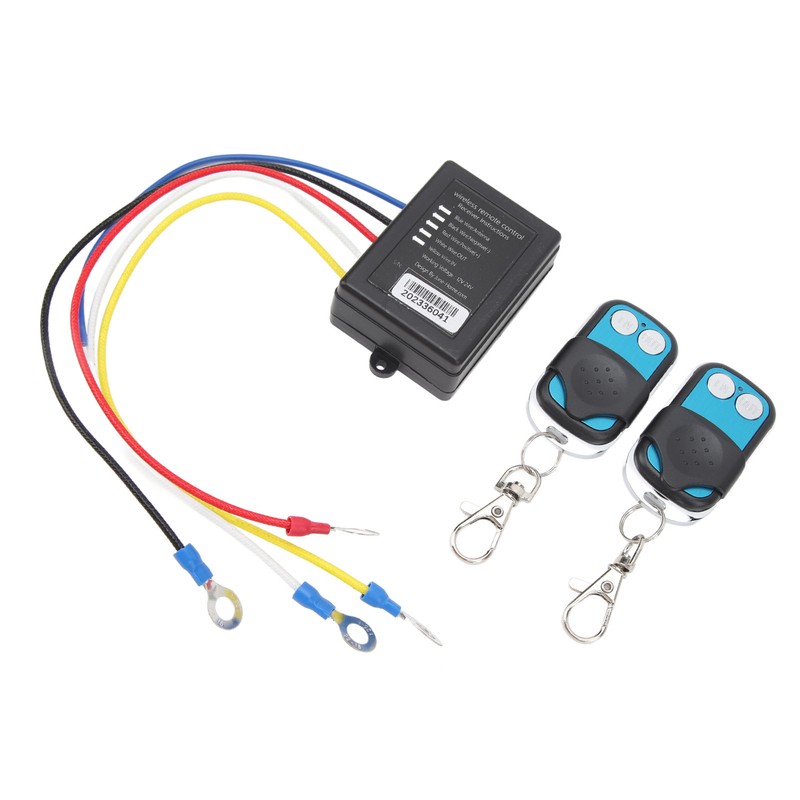 Wireless Winch Remote Control Kit 434MHz DC12V 24V 50ft Range