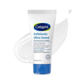 Cetaphil Exfoliante Ultra Suave Facial Extracto Bambú Piel Sensible 178 ml | Remueve células muertas, suaviza textura y aporta aspecto saludable con glicerina, vitaminas B5 y E y extracto de bambú.