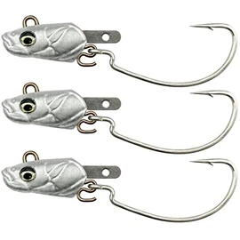 Savage Gear Sandeel V2 Jighead Weedless Jig Hook for Sea Shads Size 5/0 / 21g