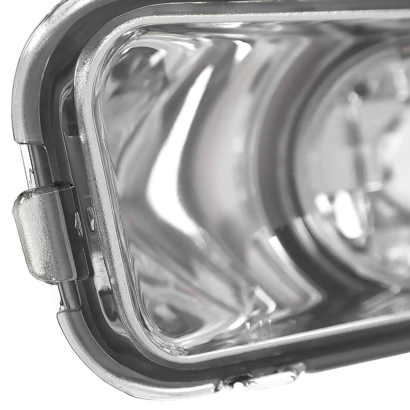 Spec-D Tuning Chrome Housing Clear Lens Bumper Lights Compatible with