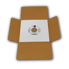 VillageBox Cardboard EP Record/7 Inch Records (Set of 75)