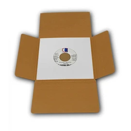 VillageBox Cardboard EP Record/7 Inch Records (Set of 75)
