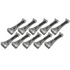 Quick Screw 6" inch Aluminum Hidden Rain Gutter Bracket Hook