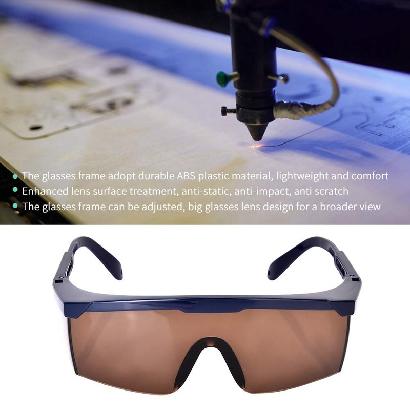 Zerodis Laser Protective Glasses, Safety Goggles, Adjustable Impact Protection, 200-2000nm,