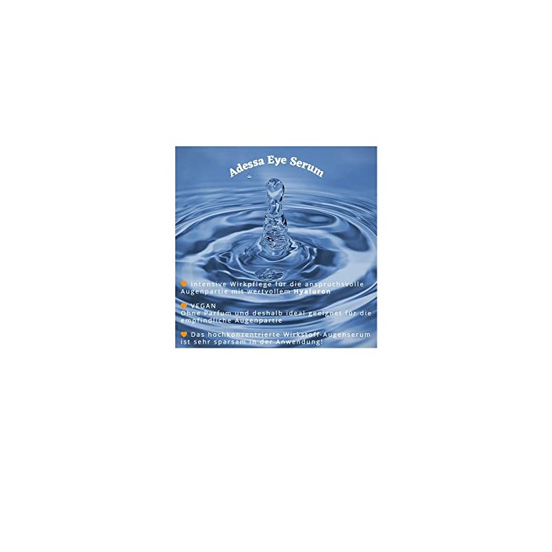 Adessa Eye Serum 15 ml - Vegan Eye Serum with