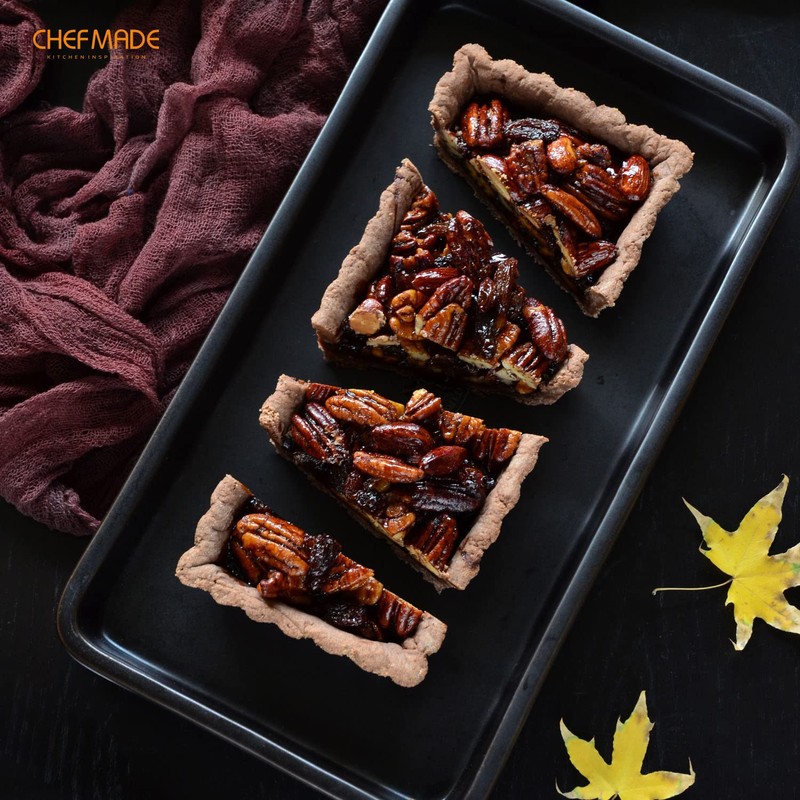 CHEFMADE Tart Pan, 7 Inch Non-Stick Quice Pan with Removable