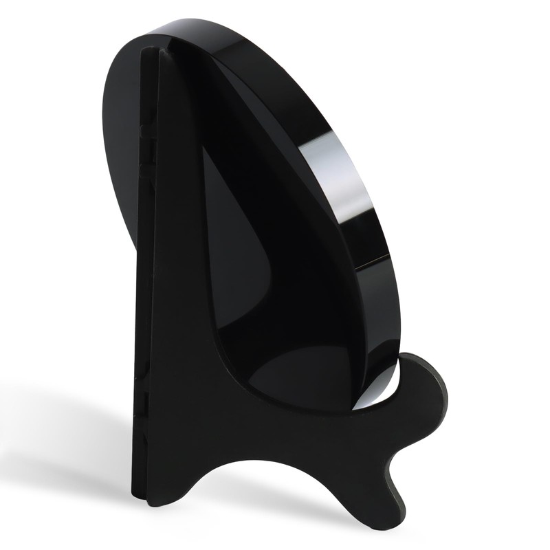 Black Obsidian Scrying Mirror, Black Obsidian Feng Shui Mirror with