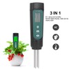 Soil Tester Digital 3 in 1 EC Temperature Humidity Meter