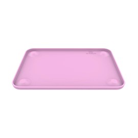 Dr. Betty’s - Food Grade Silicone Placemat/Play Mat with Super Suction and Raised Edges to Contain Messes for Babies + Toddlers + Kids | Non-Slip, Dishwasher Safe (Lavender)